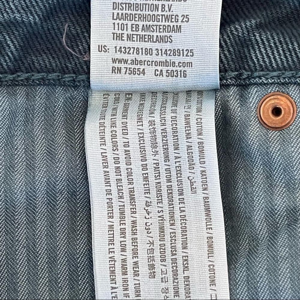 Abercrombie and Fitch Zoe Natural Rise Vintage A-Line Skirt size 27/4 - Picture 6 of 8